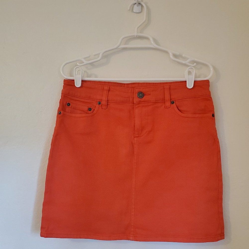 J.Crew Low Rise Stretch Denim Skirt